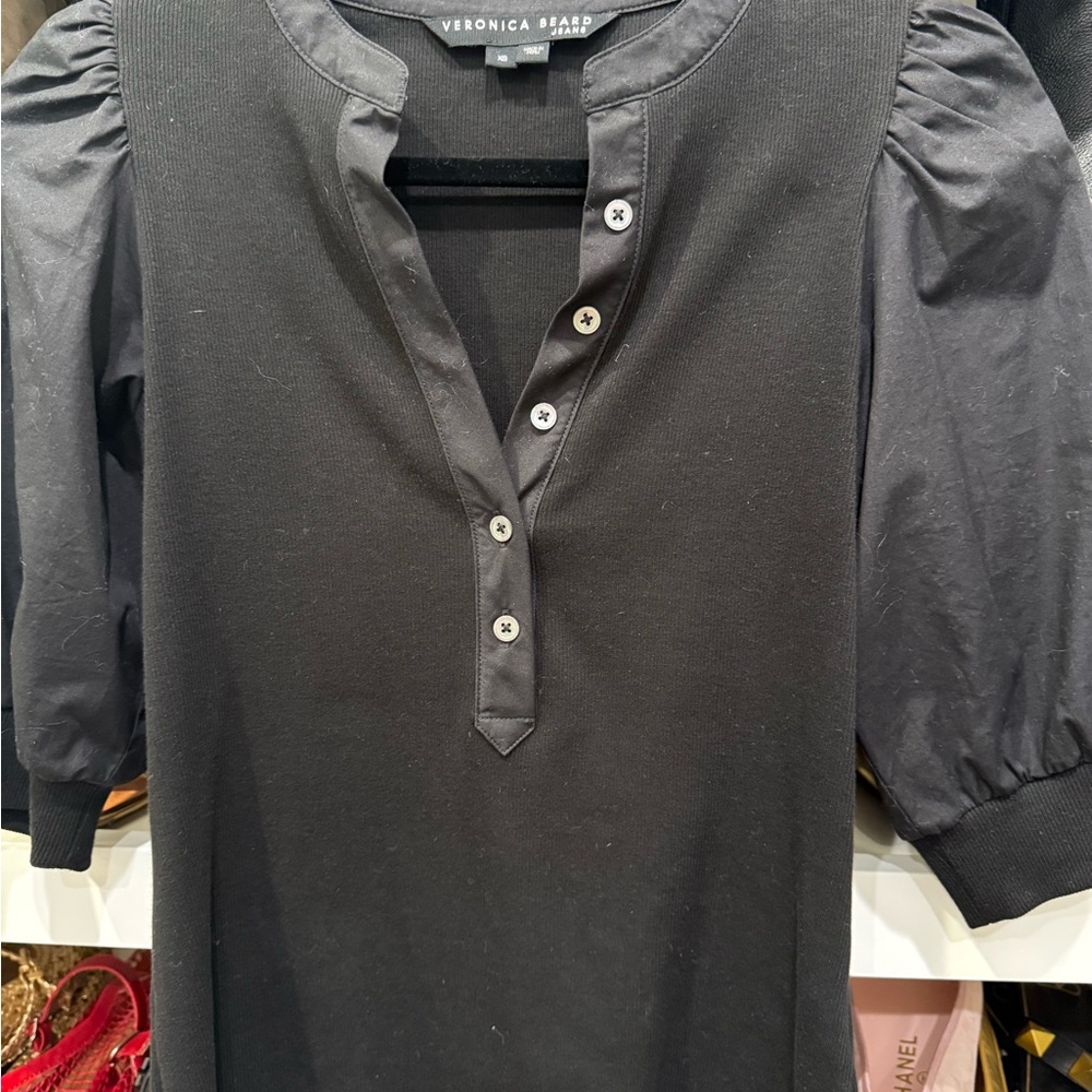 Veronica Beard Charcoal Top